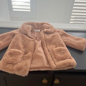 Faux fur coat
